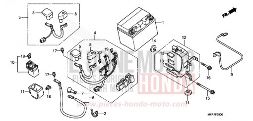 BATTERIE CBF1000A6 de 2006